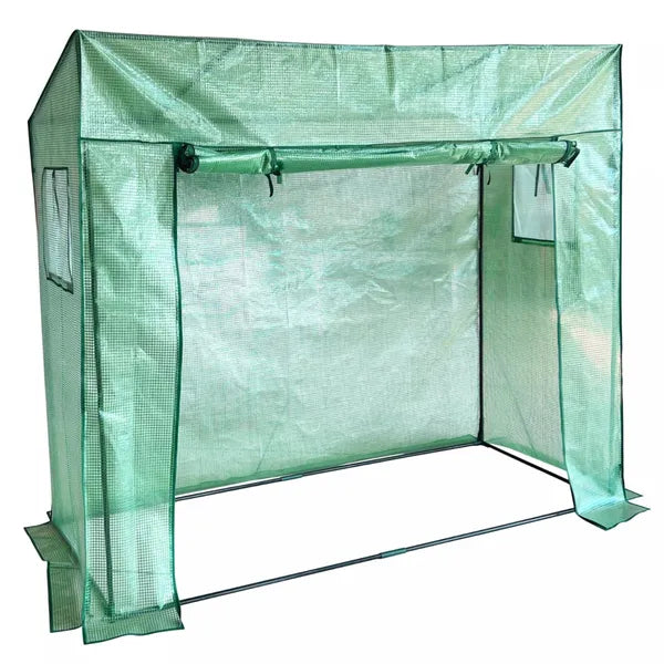 Megerősített paradicsom- és növény fóliasátor, 150×100×50 cm balkonra