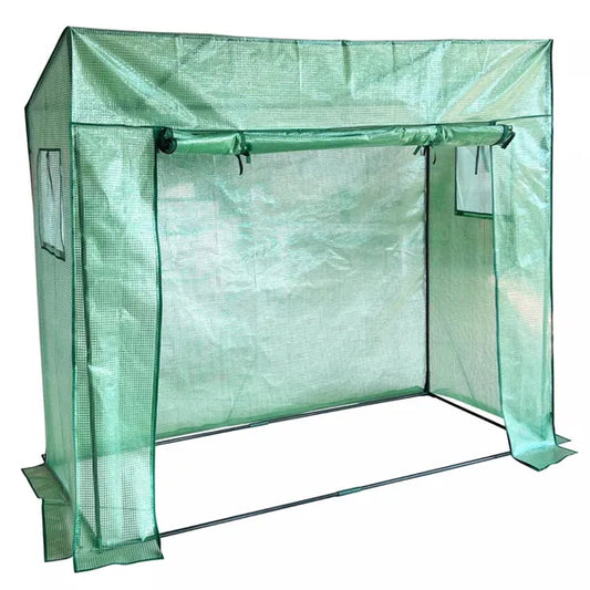 Megerősített paradicsom- és növény fóliasátor, 150×100×50 cm balkonra