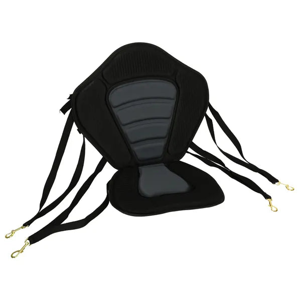 Univerzális kajakülés háttámlával és állítható pántokkal SUP deszkához