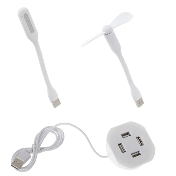Összecsukható ágyasztal laptophoz USB panellel, MDF lap, 60×40 cm