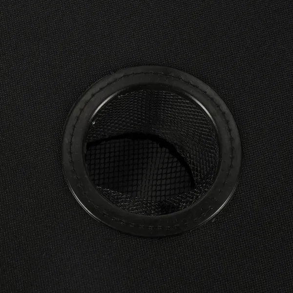 Összecsukható kempingasztal 72×72 cm, italtartó nyílásokkal, hordtáskával