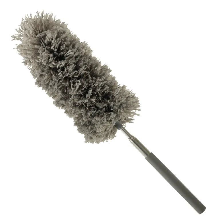 Teleszkópos Seprű Porszívó Ecset, Szürke Színben - 19 cm-től 83 cm-ig Kiterjeszthető