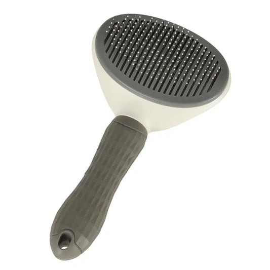 Öntisztító szőrkefe kutyáknak és macskáknak, ergonomikus nyél
