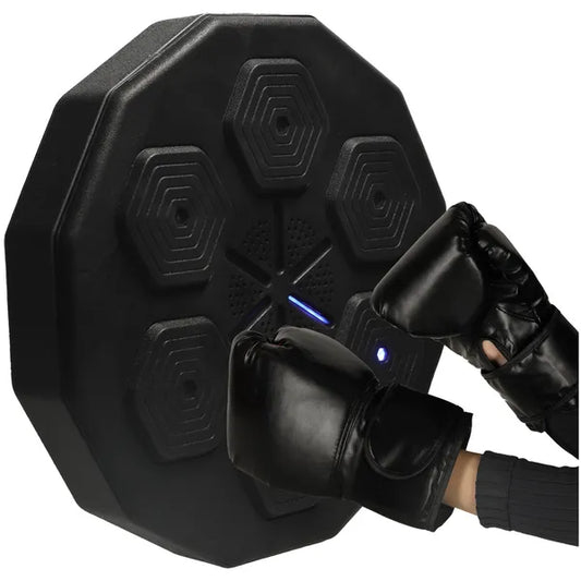 Elektronikus bokszfal fény- és hangjelzéssel, Bluetooth zene, 40×40 cm