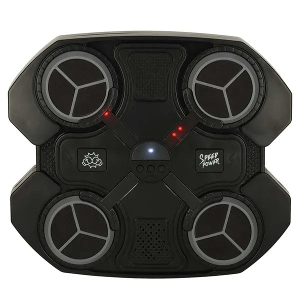 LED falra szerelhető bokszcél Bluetooth zenelejátszóval, USB-s akkumulátor