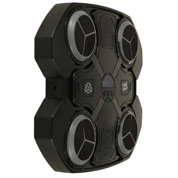 LED falra szerelhető bokszcél Bluetooth zenelejátszóval, USB-s akkumulátor