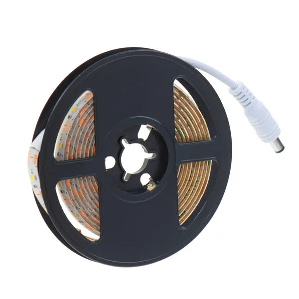 2 m-es hidegfehér LED szalag mozgásérzékelővel, időzítővel, elemes/USB