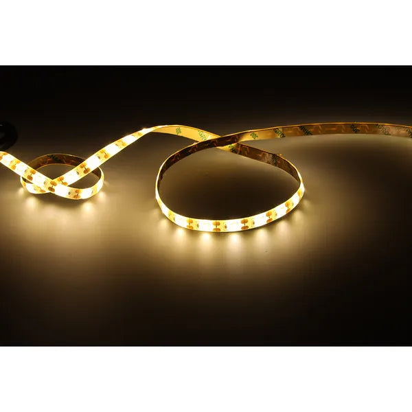Mozgásérzékelős vízálló LED szalag 1 m 59 LED, meleg fehér, USB/elemes