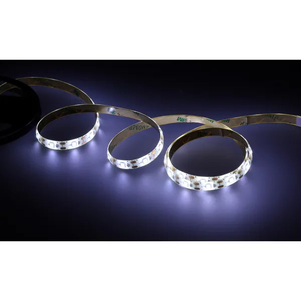 Vízálló LED szalag 1 m 59 LED hideg fehér, mozgásérzékelő, elemes/USB