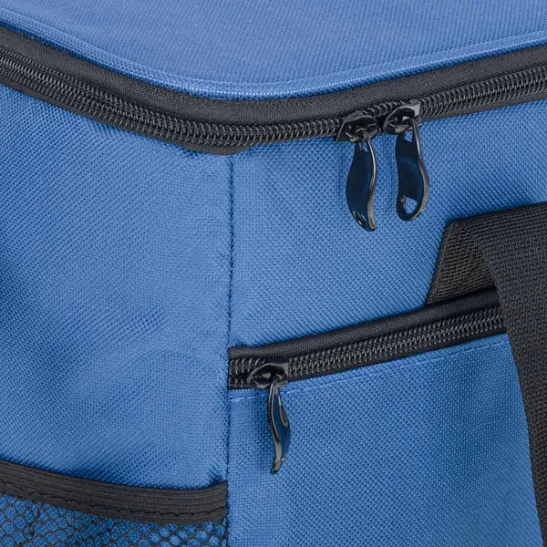 Hűtőtáska 16 L, sötétkék, vállpánttal, piknikhez és strandra