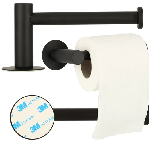 Loft WC Papírtartó, Fekete Színben