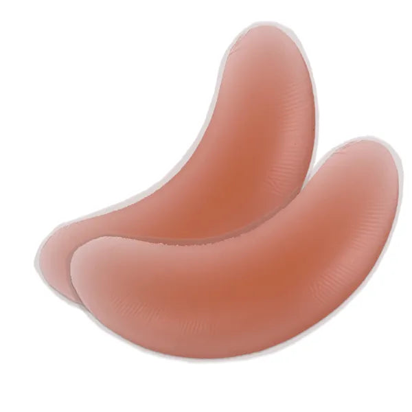 Szilikon push-up melltartó betétpár, bőrszínű, 1 kosárméret növelés