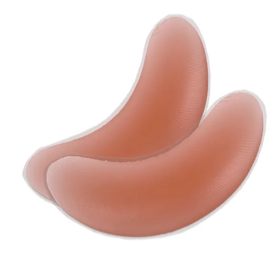 Szilikon push-up melltartó betétpár, bőrszínű, 1 kosárméret növelés