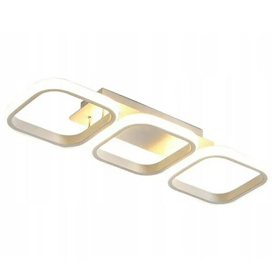 Modern energiatakarékos mennyezeti ívelt LED lámpa, 33 W, 23,5 cm x 10 cm x 4 cm, fehér