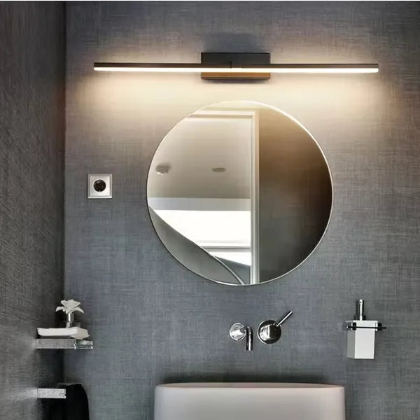 Fekete led fürdőszobai tükörlámpa 60 cm