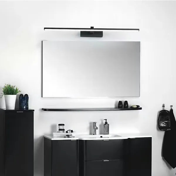Fekete led fürdőszobai tükörlámpa 60 cm