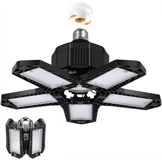 Összecsukható led mennyezeti lámpa e27, 125 led, 50w