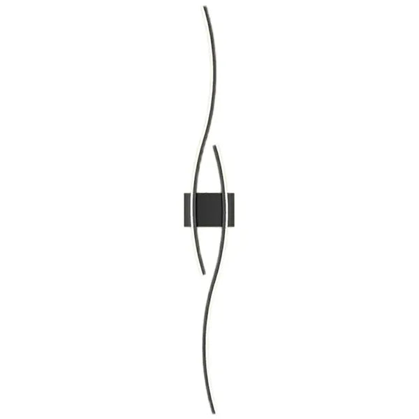 Karcsú led fali lámpa 60 cm fekete