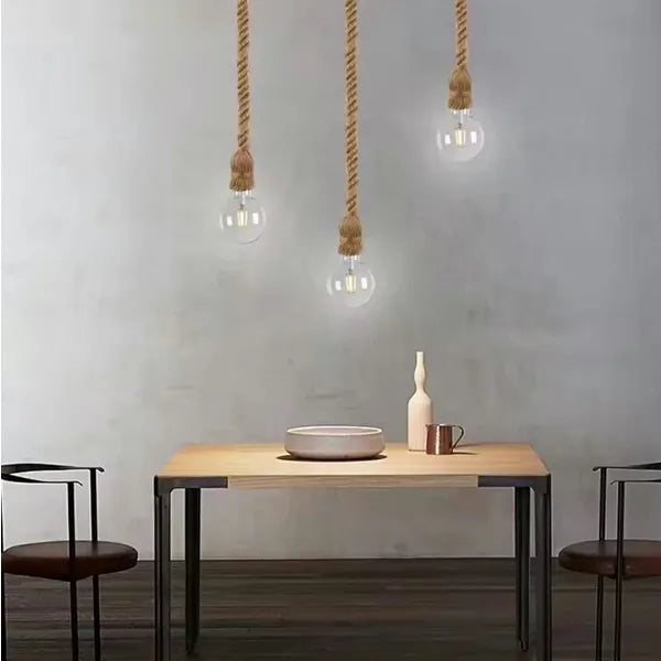 Loft juta mennyezeti lámpa e27