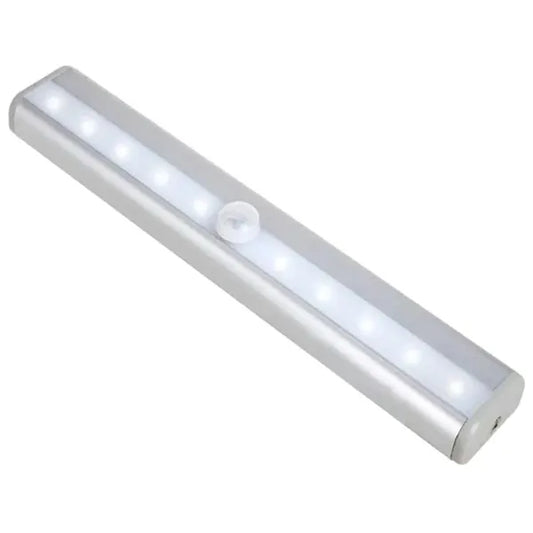 Vezeték nélküli led lámpa 10 led-diódával, mozgásérzékelővel, kétoldalas ragasztószalaggal, fehér
