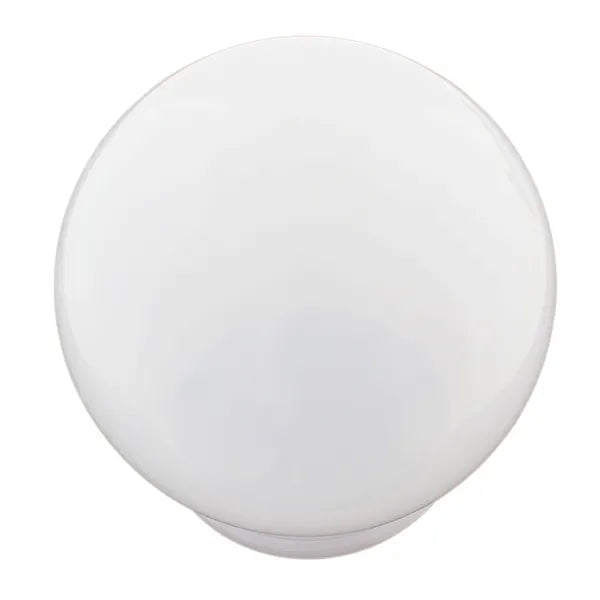 Kerti napelemes LED lámpa, fehér gömb, leszúrható, 38 cm, IP43