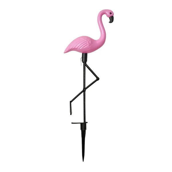 3 db-os napelemes LED flamingó kerti lámpaszett, IP65, 52 cm