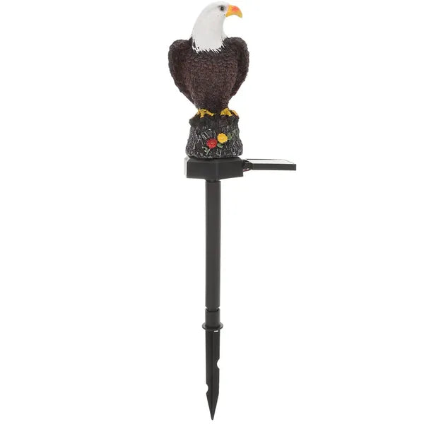 Napelemes LED kerti lámpa, sas alak, meleg fehér fény, 45 cm, IP67