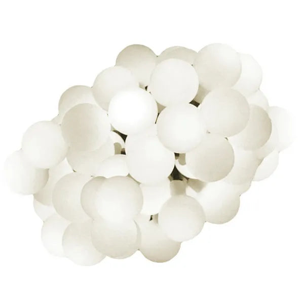 Kültéri fényfüzér 100 db LED gömbizzóval, meleg fehér, 10 m, fehér