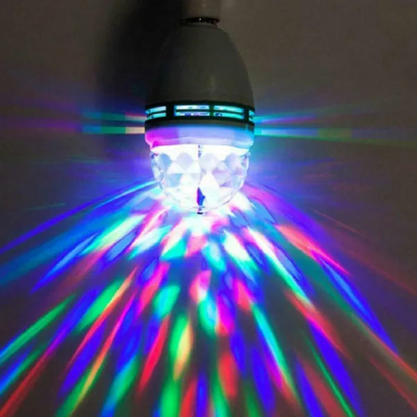 Energiahatékony színes LED diszkó izzó E27 foglalathoz, 16 W, fehér