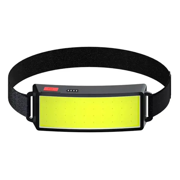 LED COB kompakt fejlámpa, USB, vízálló, 500 lm
