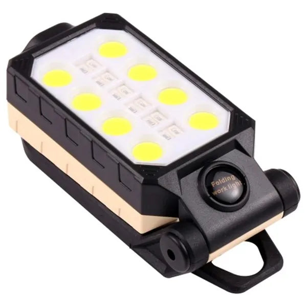 Akkumulátoros COB LED munkalámpa, 8 W, mágneses talp, 2200 mAh