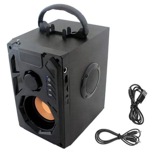ZS53 hordozható Bluetooth oszlop hangszóró 10 W FM rádió, USB/microSD