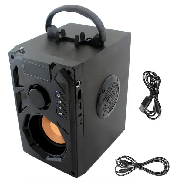 ZS53 hordozható Bluetooth oszlop hangszóró 10 W FM rádió, USB/microSD