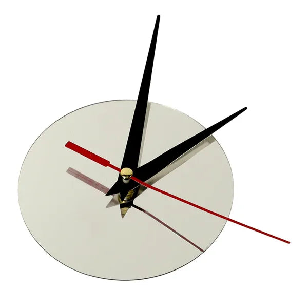 Öntapadós 3D ezüst falióra római számokkal, állítható 70-130 cm
