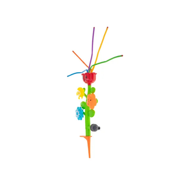 Gyerek kerti virágos vízpermetező szökőkút, kerticsap-csatlakozó, 28 cm
