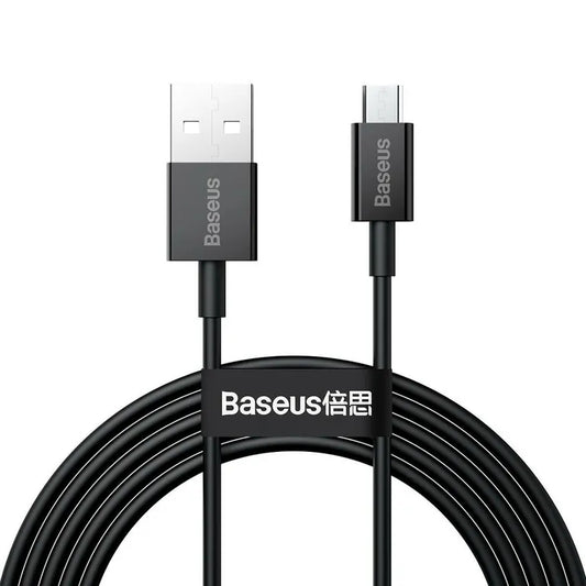 Baseus Superior Series kábel USB-ről micro USB-re, 2A, 2m (fekete)