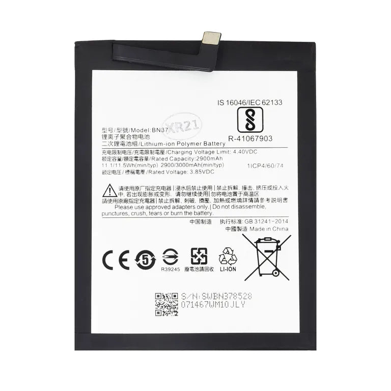 BN37 Xiaomi akkumulátor 3000mAh (OEM)
