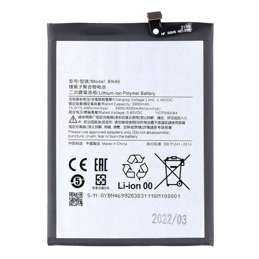 BN46 Xiaomi akkumulátor 4000mAh (OEM)