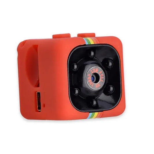 Full HD 1080p mini kémkamera éjjellátóval, piros
