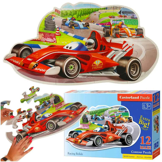 Castorland Puzzle 12 darabos - Racing Bolide: Versenyszellem a Nappaliban