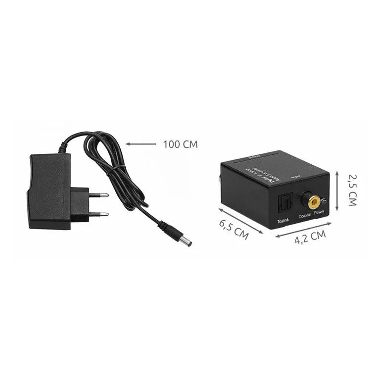 Analóg audio átalakító adapter Plug&Play technológiával, digitális