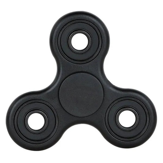 6 db fidget spinner szett, ABS, kerámia csapágy, 7,5 cm, piros/kék/fekete