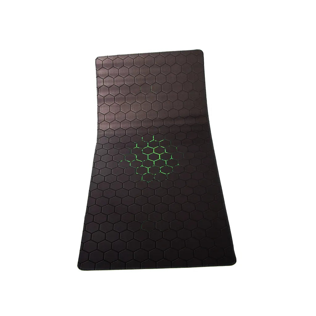 Hatszög mintás gamer- íróasztal alátét XXL, 90x40 cm