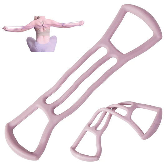 Gumi edzőkötél, expander, 35cm x 10cm, rózsaszín