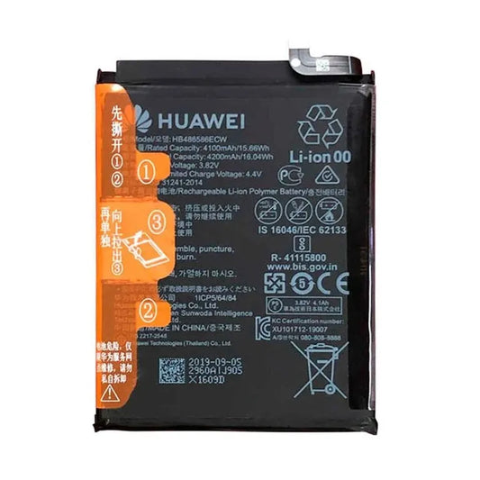 HB486586ECW Huawei 4100mAh Li-Pol akkumulátor (szervizcsomag)