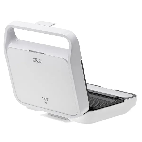 Adler AD 3070 2 az 1-ben szendvics- és grillsütő, 850 W, fehér