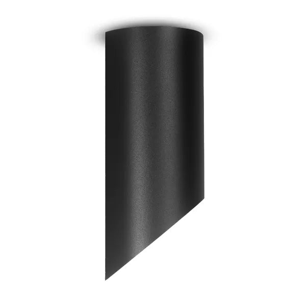 Fekete, kerek, alumínium felületszerelt GU10 spotlámpa 55×130 mm