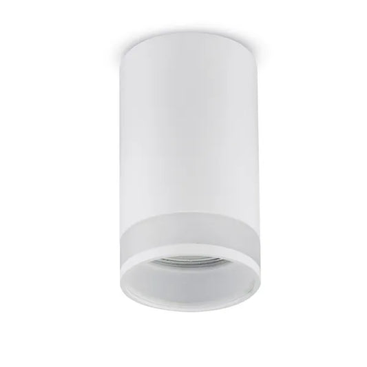 Maclean felületre szerelhető alumínium spotlámpa GU10, fehér, 55x105 mm