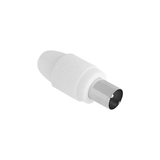 Férfi TV antenna koaxiális dugó, nagy méret, Cabletech, 9,52 mm