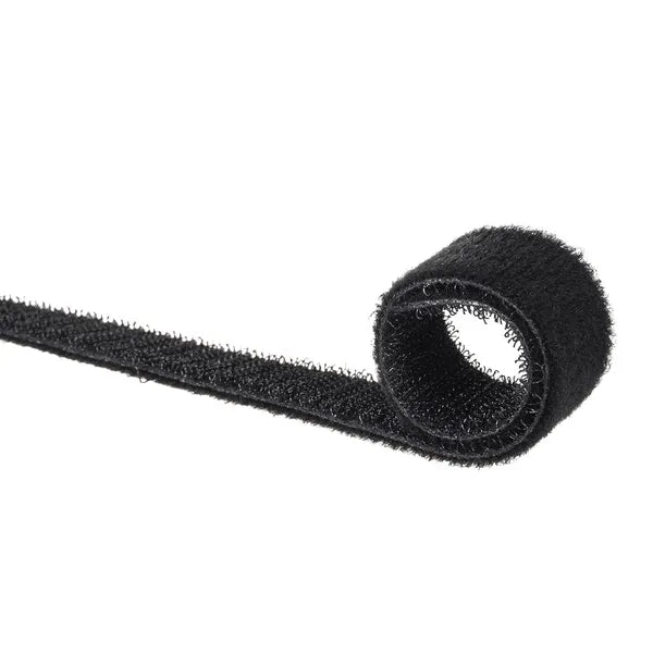 Kétoldalas tépőzáras kábelrendező szalag 20 mm x 15,3 m, fekete